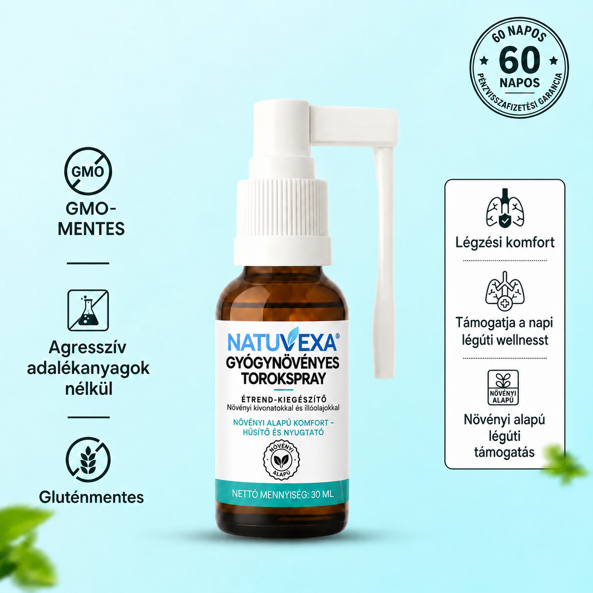 NATUVEXA – Tüdőtisztító spray